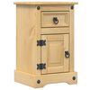 vidaXL Nattbord Corona 35x32,5x58 cm heltre furu