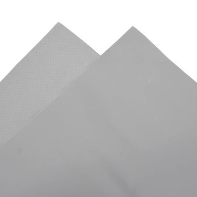 vidaXL Presenning grå 3,5x5 m 650 g/m²