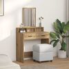 vidaXL Sminkebord Artisan Eik 79 x 41 x 140 cm Konstruert tre
