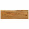 vidaXL Bordplate 140x40x3,8 cm naturlig kant heltre mango