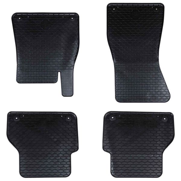vidaXL Bilmatte 4 pcs Svart passer til Audi A6 / A7 2018-2025 4D Aft.