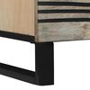 vidaXL Sideboard Hvit 80 x 33 x 75 cm heltre mango