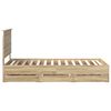 vidaXL Sengestamme med skuff Sonoma eik 90 x 190 cm Ingeni&oslash;rtre