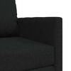 vidaXL Sammenleggbar Sofa seng 61cm Svart stoff