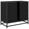 vidaXL Baderomsvaskeskap Svart Eik 65 x 33 x 60 cm Konstruert tre