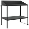 vidaXL Plantestativ antrasitt 100x54,5x100 cm galvanisert st&aring;l