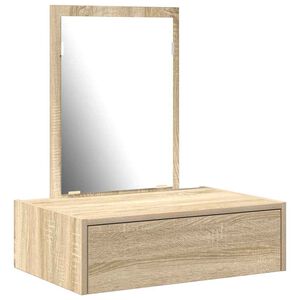 vidaXL Sminkebord Brun 60 x 40 x 70 cm Konstruert tre