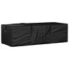 vidaXL Oppbevaringspose for hageputer svart 135x40x55 cm polyetylen