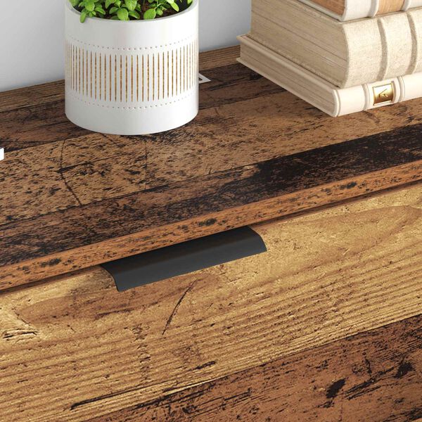 vidaXL Serviesskap med skuff 3 pcs Gamle tre Konstruert tre