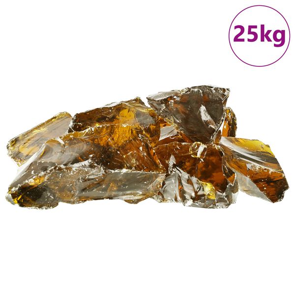 vidaXL Hage Steiner Brun 12 cm Glass