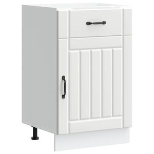 vidaXL Kj&oslash;kken underskap Lucca hvit konstruert tre