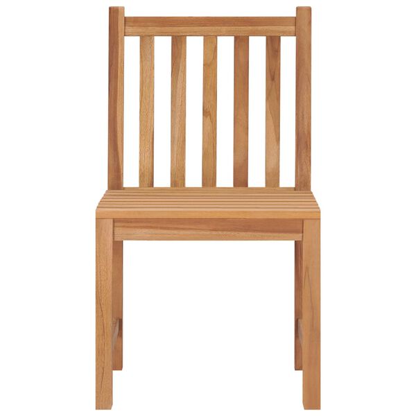 vidaXL Hagestoler 4 stk heltre teak