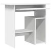 vidaXL Skrivebord hvit 80x45x74 cm konstruert tre