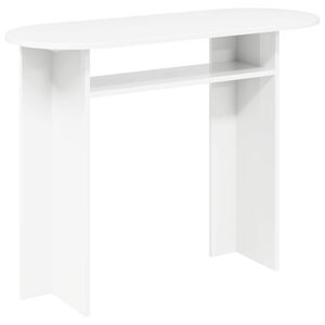vidaXL Konsollbord Hvit 100 x 39,5 x 75 cm Konstruert tre