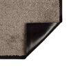 vidaXL D&oslash;rmatte Beige 60 x 40 x 1.2 cm Teddy-stoff