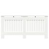 vidaXL Radiator Deksel H&oslash;yglanset hvit 172 x 19 x 81,5 cm