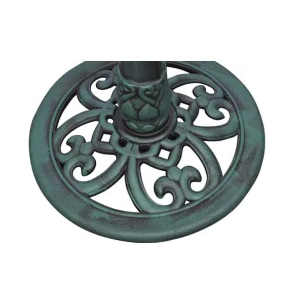 vidaXL Fuglebad med dekorativ fugl