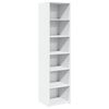 vidaXL Highboard hvit 45x41x185 cm konstruert tre