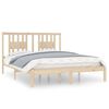 vidaXL Sengeramme heltre furu 160x200 cm