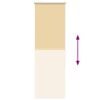 vidaXL Rullegardin lystette 60x130 cm stoff bredde 55,7 cm polyester