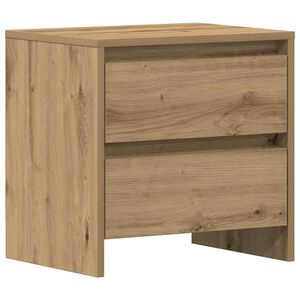 vidaXL Nattbordskap Artisan Eik 45 x 34 x 44,5 cm Konstruert tre