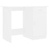 vidaXL Skrivebord hvit 100x50x76 cm konstruert tre