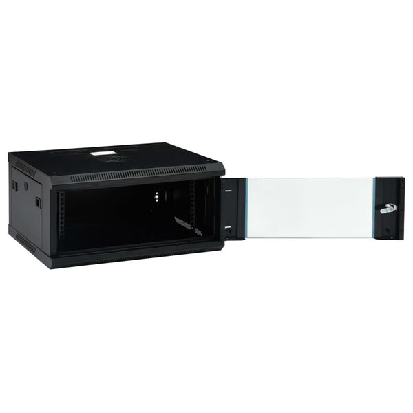 vidaXL Nettverksskap 4U veggmontert 19" IP20 600x450x285 mm
