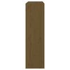 vidaXL Bokhylle/romdeler honningbrun 80x30x103,5 cm heltre furu