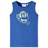 Singlet for barn bl&aring; melert 128