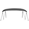 vidaXL Biminitopp 4-buet antrasitt 243x(230-244)x137 cm