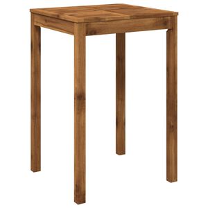 vidaXL Hagebarbord Naturlig 70 x 68,5 x 105 cm Solid akasietre