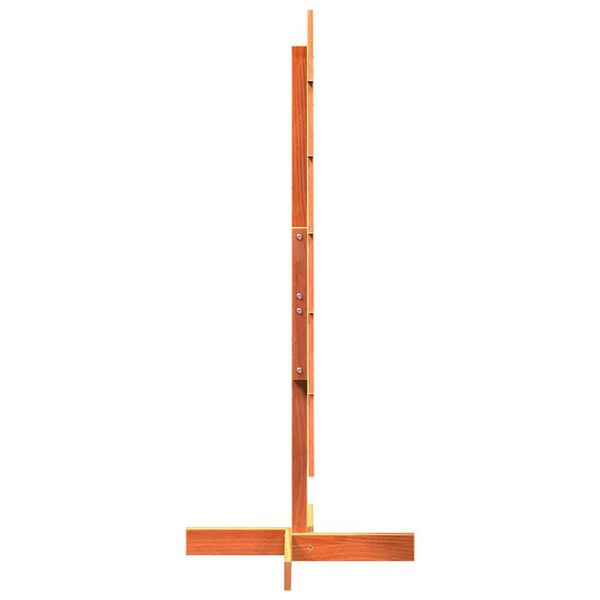 vidaXL Juletre av tre til pynt voksbrun 120 cm heltre furu