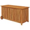 vidaXL Putekasse med hjul 113x50x58 cm heltre akasie