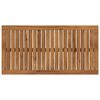 vidaXL Bordplate 88,5 x 45 x 2 cm Rektangul&aelig;r Solid akasietre Naturlig