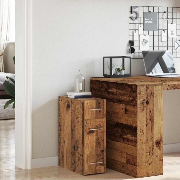 vidaXL Apotekerskap Gammelt tre 20 x 45.5 x 60 cm Konstruert tre