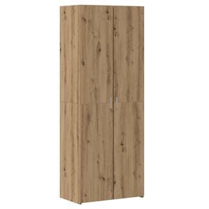 vidaXL H&oslash;yskap Artisan Eik 70 x 42,5 x 185 cm