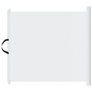 vidaXL Uttrekkbar kj&aelig;ledyrport hvit 82,5x125 cm