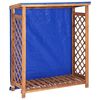 vidaXL Vedskjul 105x38x115 cm heltre akasie