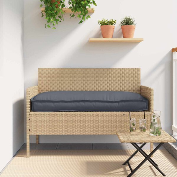vidaXL Pallet Pute Sett 2 pcs Antrasitt 150 x 40 x 8 cm Oxford-stoff