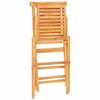 vidaXL Klappstoler 8 stk 47x63x90 cm heltre teak