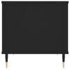 vidaXL Salongbord svart 60x44,5x45 cm konstruert tre