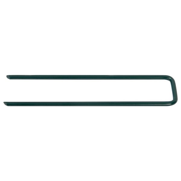 vidaXL Spikre for kunstgress 20 stk U-formet jern