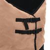 vidaXL Hestepledd Cappuccino 125 cm Polyester