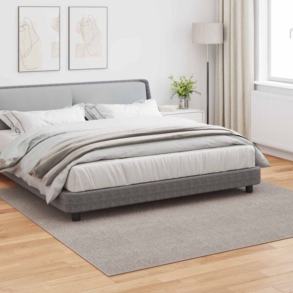 vidaXL Omr&aring;detepper Torget Krem og Taupe 240 x 240 cm