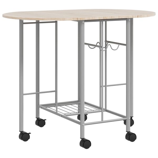 vidaXL Sammenleggbart spisesett MDF