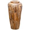 vidaXL Dekorasjonsvase 40x80 cm heltre teak