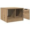 vidaXL Salongbord artisan eik 50x50x36 cm konstruert tre