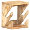 vidaXL Veggmontert skateboardstativ 25x20x30 cm heltre mango