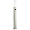 vidaXL Pullertlampe med sensor 80 cm rustfritt st&aring;l IP44