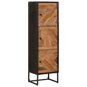 vidaXL H&oslash;yskap 35 x 30 x 120 cm Solid gjenbrukt tre og konstruert tre